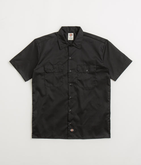 Dickies Short Sleeve Work Shirt - Black / Black