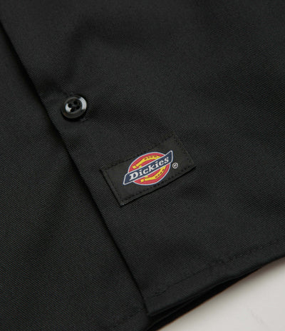 Dickies Short Sleeve Work Shirt - Black / Black