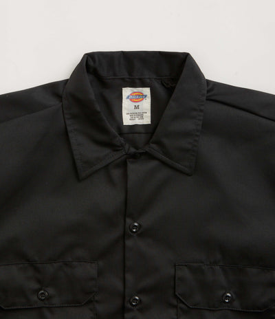 Dickies Short Sleeve Work Shirt - Black / Black