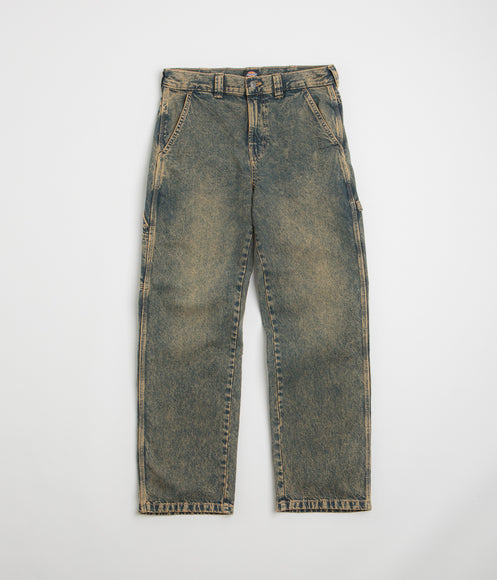 Dickies Stevensville Carpenter Jeans - Yellow Fade Indigo