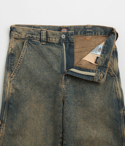 Dickies Stevensville Carpenter Jeans - Yellow Fade Indigo