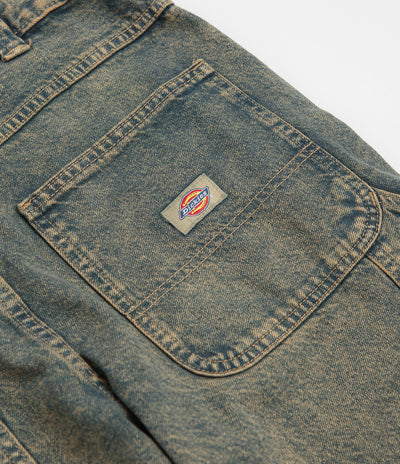 Dickies Stevensville Carpenter Jeans - Yellow Fade Indigo