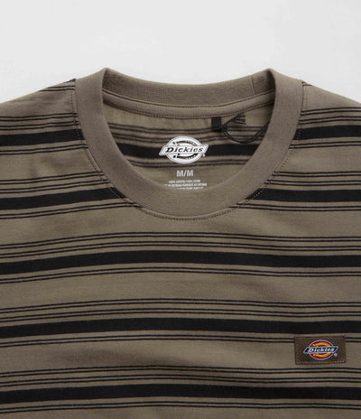 Dickies Stevensville Stripe T-Shirt - Mushroom