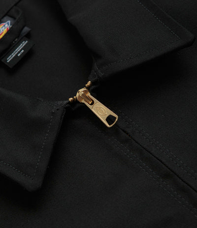 Dickies Unlined Eisenhower Jacket - Black / Black