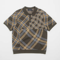 Dime Antique Polo Shirt - Brown Multi thumbnail