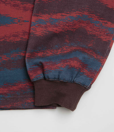 Dime Brushstroke Shirt - Bordeaux