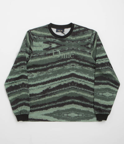 Dime Brushstroke Shirt - Hunter Green