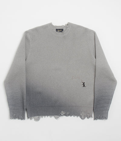 Dime Cat Knit Sweatshirt - Storm