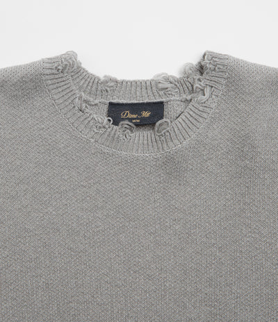 Dime Cat Knit Sweatshirt - Storm