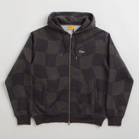 Dime Classic Checkmate Zip Hoodie - Charcoal thumbnail