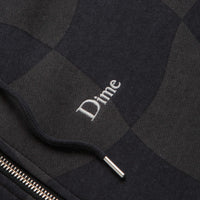 Dime Classic Checkmate Zip Hoodie - Charcoal thumbnail