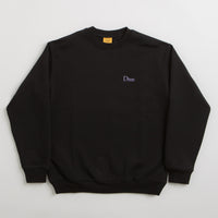 Dime Classic Small Logo Crewneck Sweatshirt - Black thumbnail