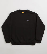 Dime Classic Small Logo Crewneck Sweatshirt - Black