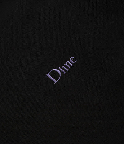 Dime Classic Small Logo Crewneck Sweatshirt - Black