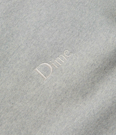 Dime Classic Small Logo Crewneck Sweatshirt - Heather Grey