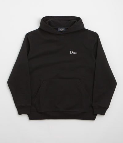 Dime Classic Small Logo Hoodie - Black