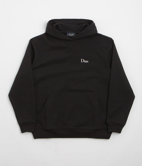 Dime Classic Small Logo Hoodie - Black