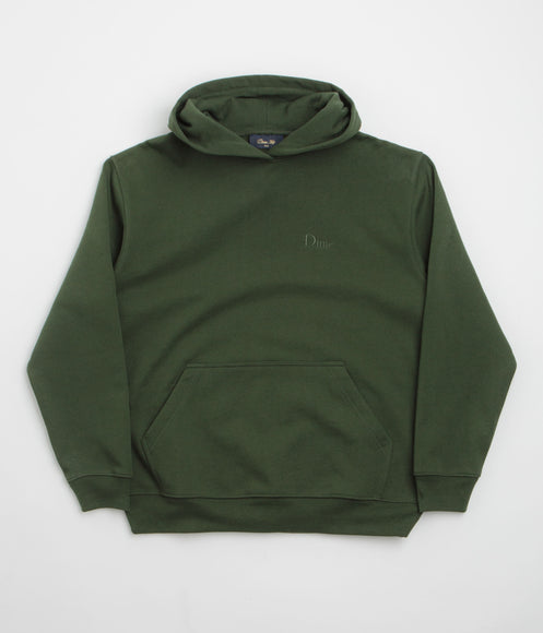 Dime Classic Small Logo Hoodie - Forest Green