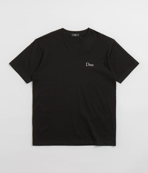 Dime Classic Small Logo T-Shirt - Black