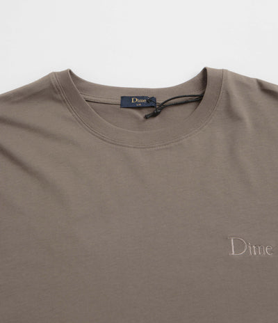 Dime Classic Small Logo T-Shirt - Deep Sepia