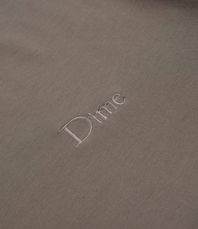 Dime Classic Small Logo T-Shirt - Deep Sepia