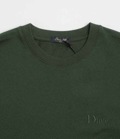 Dime Classic Small Logo T-Shirt - Forest Green