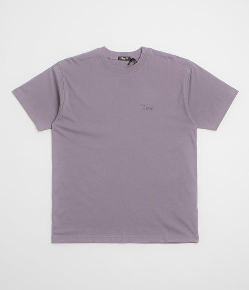 Dime Classic Small Logo T-Shirt - Plum Grey