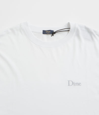 Dime Classic Small Logo T-Shirt - White