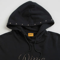 Dime Cursive French Terry Hoodie - Black thumbnail