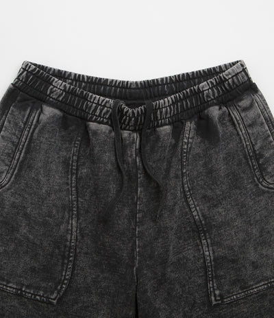 Dime Cyclone French Terry Shorts - Black Snow Washed