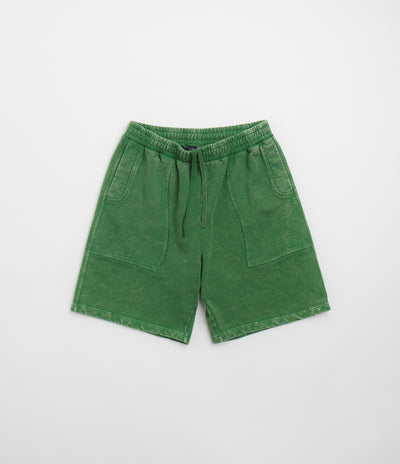 Dime Cyclone French Terry Shorts - Evergreen Snow Washed