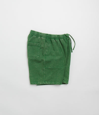 Dime Cyclone French Terry Shorts - Evergreen Snow Washed