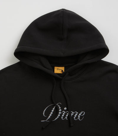 Dime Icy Cursive Hoodie - Black