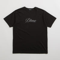 Dime Icy Cursive T-Shirt - Black thumbnail