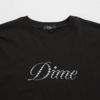 Dime Icy Cursive T-Shirt - Black thumbnail