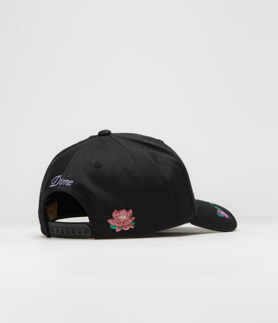 Dime Lotus Full Fit Cap - Black