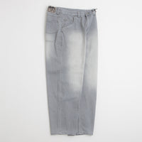 Dime Striped Classic Baggy Denim Pants - Sandblasted Grey thumbnail