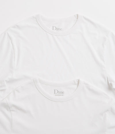 Dime T-Shirts (2 Pack) - White