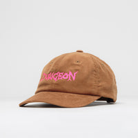 Dungeon Embroidered Logo Cap - Camel / Neon Pink thumbnail