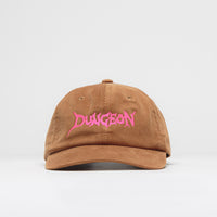 Dungeon Embroidered Logo Cap - Camel / Neon Pink thumbnail