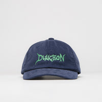 Dungeon Embroidered Logo Cap - Navy / Electric Green thumbnail