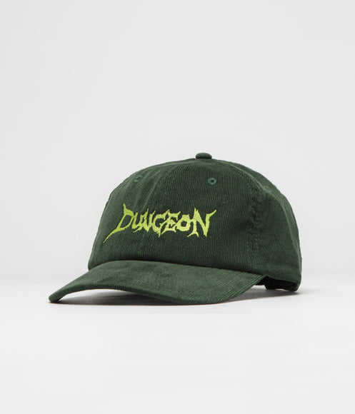 Dungeon Embroidered Logo Cap - Olive / Tennis Yellow Cord