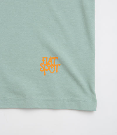 Flatspot Alone And Unafraid T-Shirt - Blue Aloe