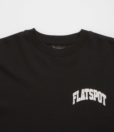 Flatspot Collegiate Crewneck Sweatshirt - Black