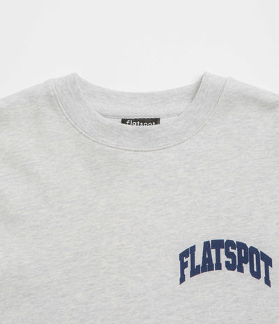 Flatspot Collegiate Crewneck Sweatshirt - Cool Heather Grey