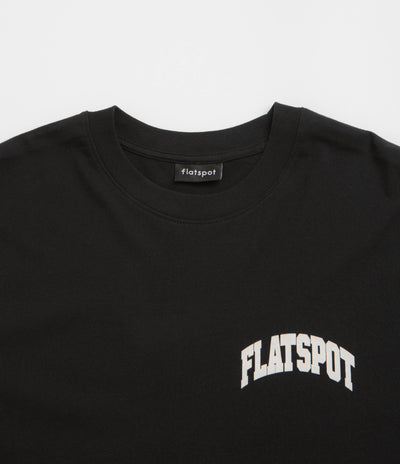 Flatspot Collegiate T-Shirt - Black