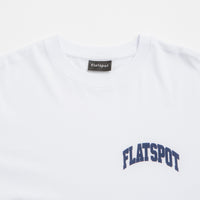 Flatspot Collegiate T-Shirt - White thumbnail