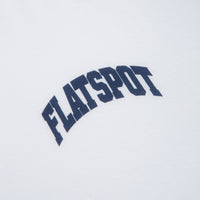 Flatspot Collegiate T-Shirt - White thumbnail