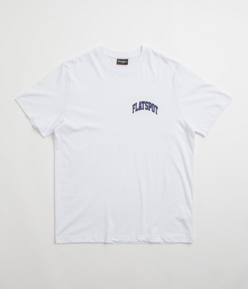 Flatspot Collegiate T-Shirt - White