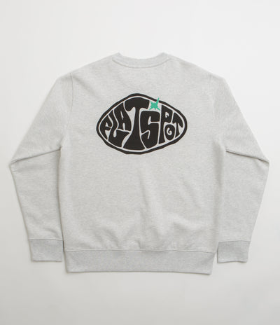 Flatspot Hole Crewneck Sweatshirt - Cool Heather Grey